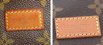 authentic louis vuitton stitching.